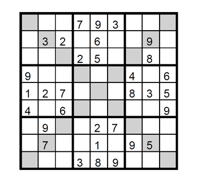 Arsenal Oso polar colonia Sudoku X fácil para imprimir 1. Sudoku gratis para descargar.